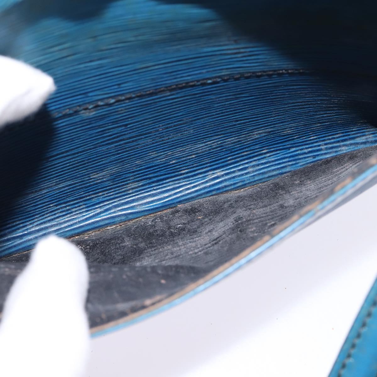 LOUIS VUITTON Epi Trocadero 23 Shoulder Bag Blue M52305 LV Auth 148063