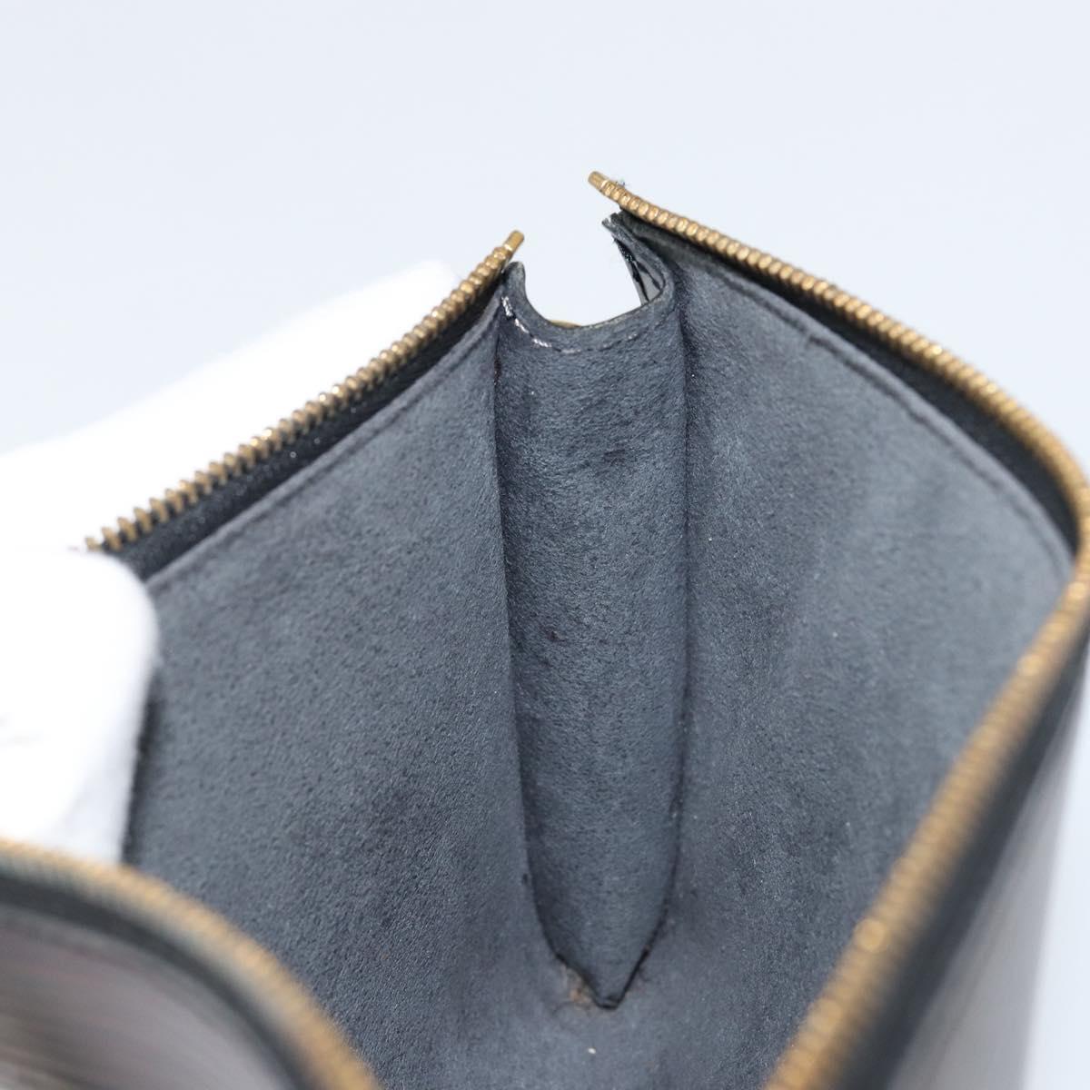 LOUIS VUITTON Epi Pochette Accessoires Accessory Pouch Black M52982 Auth 148067