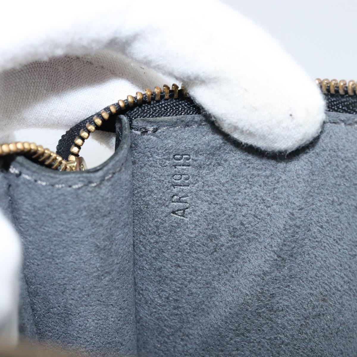 LOUIS VUITTON Epi Pochette Accessoires Accessory Pouch Black M52982 Auth 148067