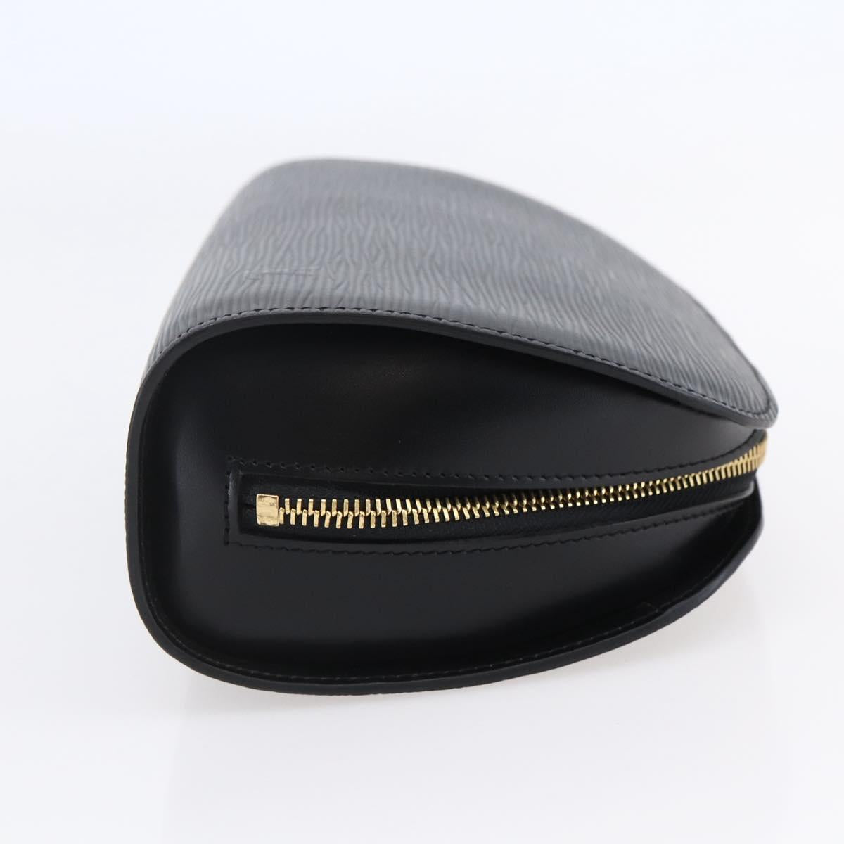 LOUIS VUITTON Epi Dauphine GM Cosmetic Pouch Black M48432 LV Auth 148068