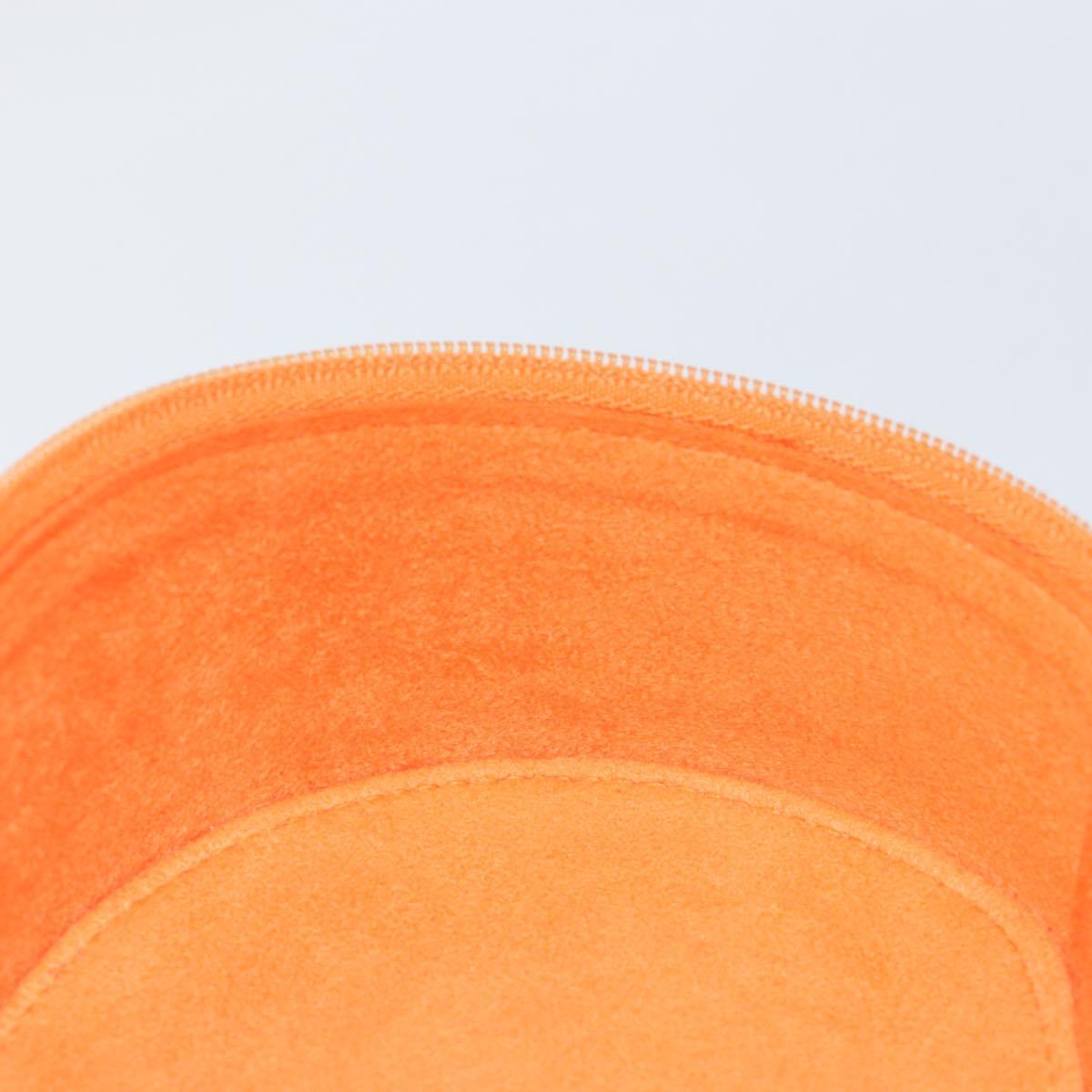 LOUIS VUITTON Epi Ecrin Bijoux 12 Jewelry Box Orange Mandarin LV Auth 148070