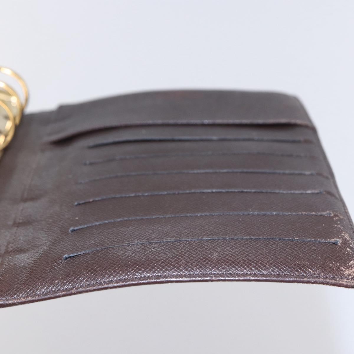 LOUIS VUITTON Damier Ebene Agenda MM Day Planner Cover R20240 LV Auth 148072