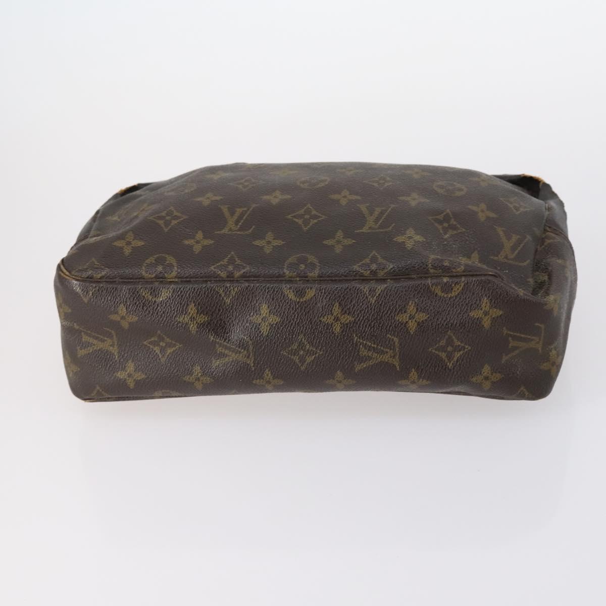 LOUIS VUITTON Epi Monogram Clutch Bag 4Set Black LV Auth 148075
