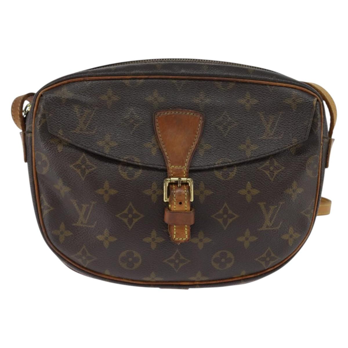 LOUIS VUITTON Monogram Jeune Fille MM Shoulder Bag M51226 LV Auth 148086