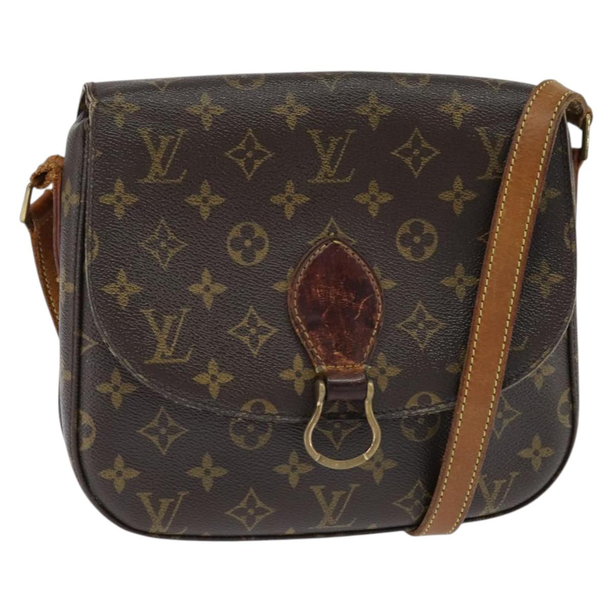 LOUIS VUITTON Monogram Saint Cloud GM Shoulder Bag M51242 LV Auth 148087