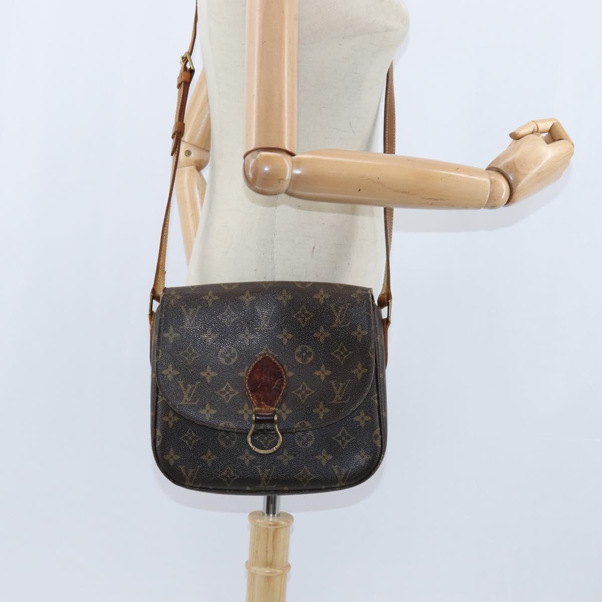 LOUIS VUITTON Monogram Saint Cloud GM Shoulder Bag M51242 LV Auth 148087