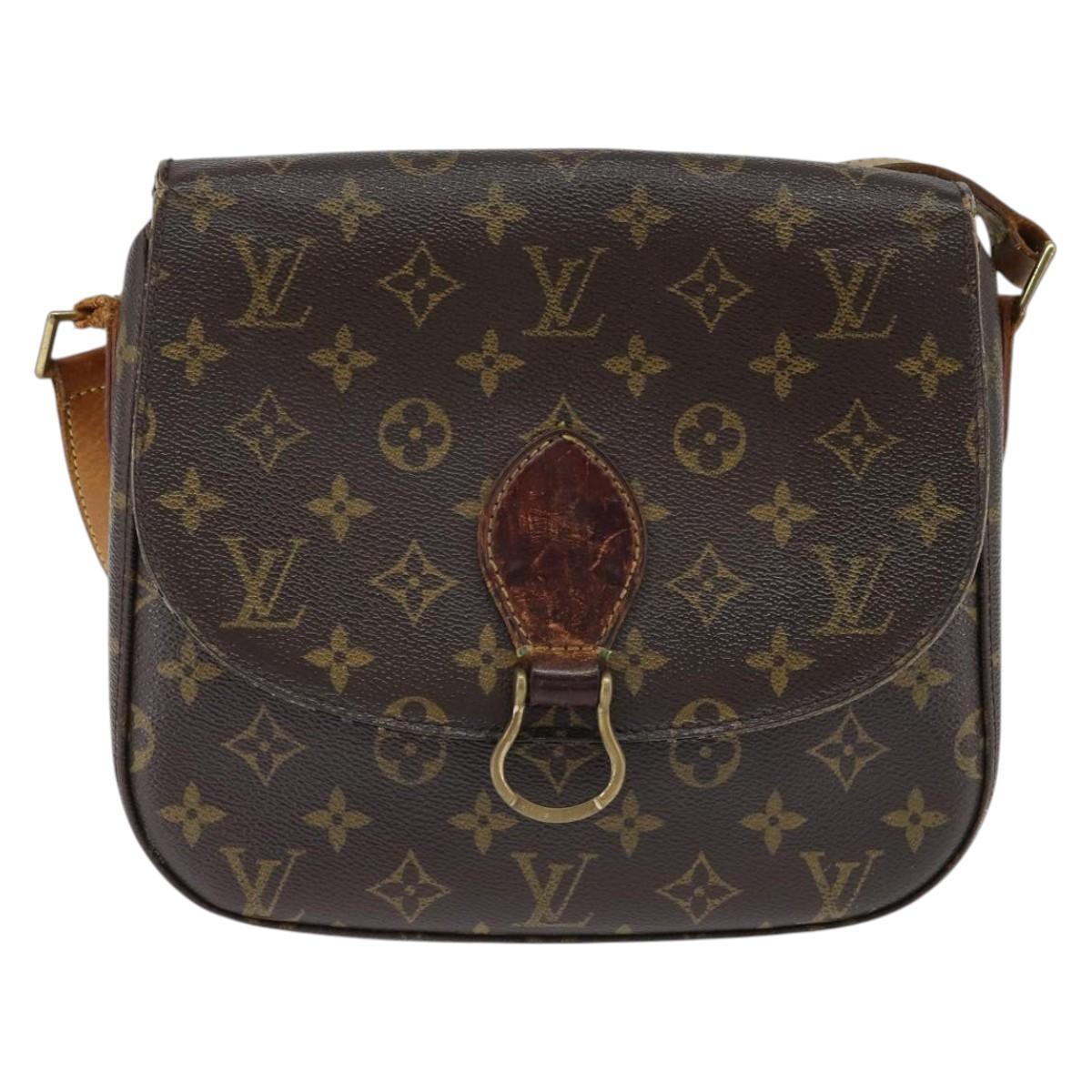 LOUIS VUITTON Monogram Saint Cloud GM Shoulder Bag M51242 LV Auth 148087