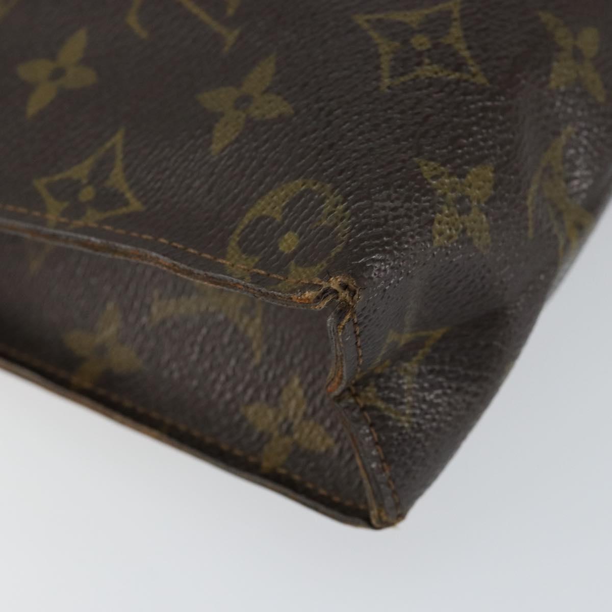 LOUIS VUITTON Monogram Poche Toilette 26 Pouch M47542 LV Auth 148091