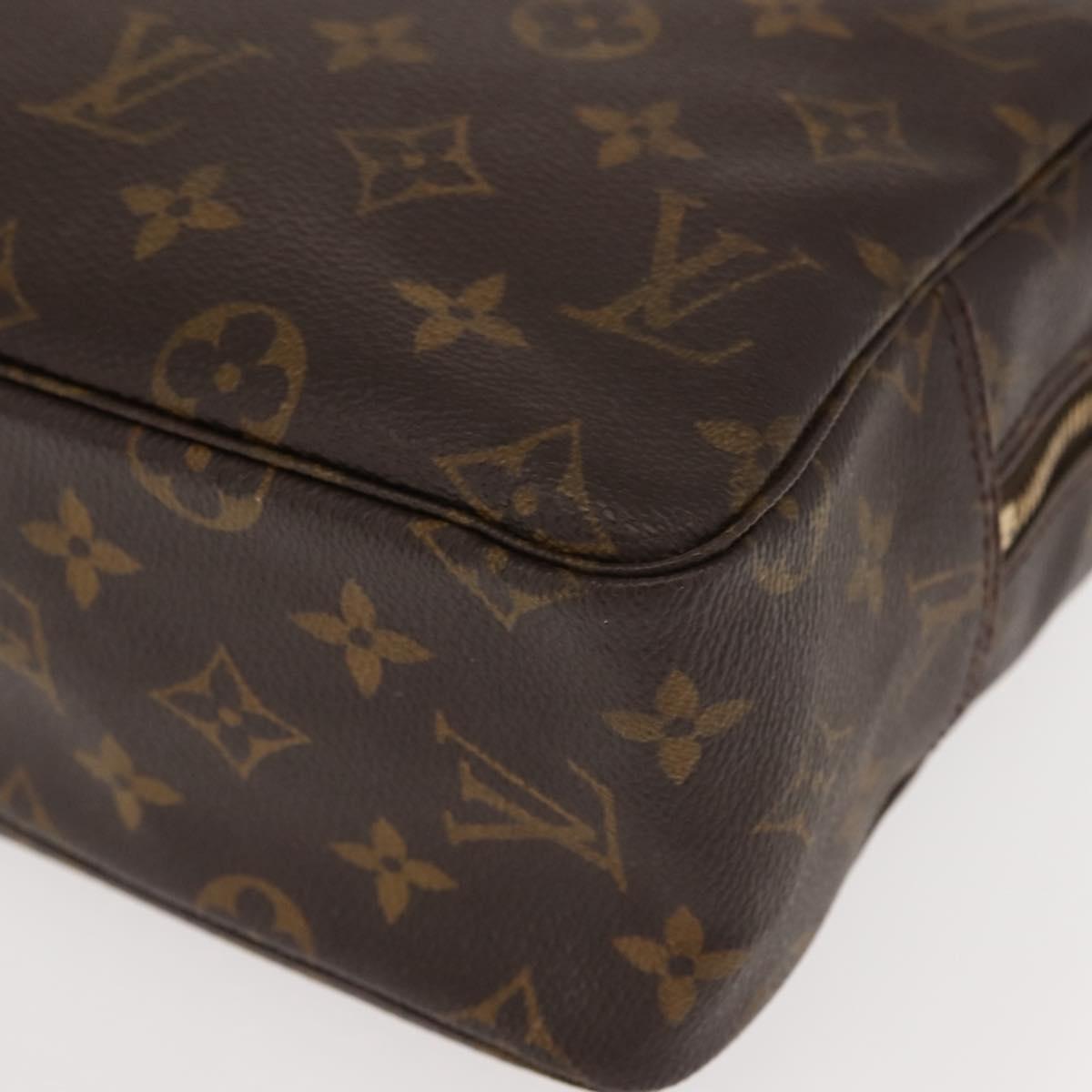 LOUIS VUITTON Monogram Trousse Toilette 28 Clutch Bag M47522 LV Auth 148093