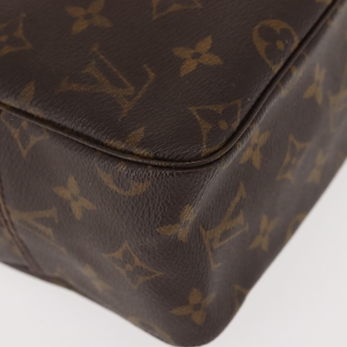 LOUIS VUITTON Monogram Trousse Toilette 28 Clutch Bag M47522 LV Auth 148093