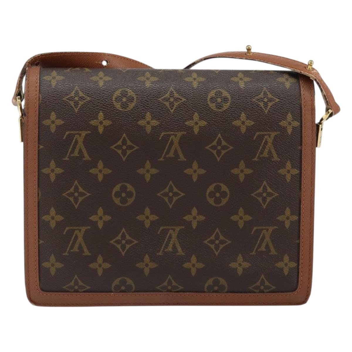 LOUIS VUITTON Monogram Raspail Shoulder Bag M51372 LV Auth 148095