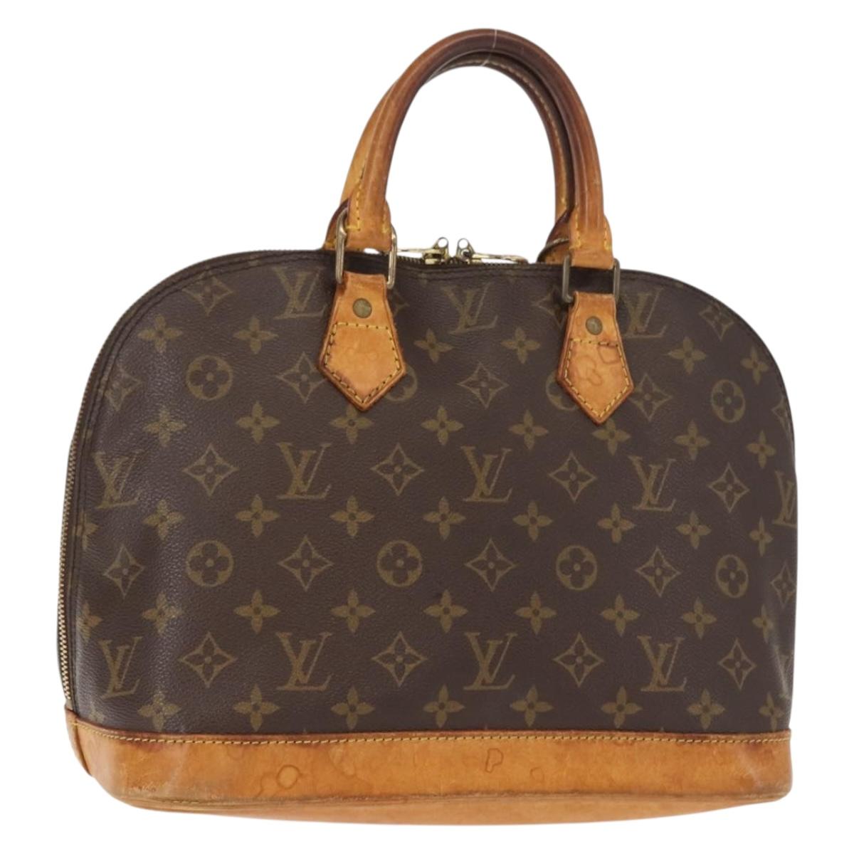 LOUIS VUITTON Monogram Alma Hand Bag M51130 LV Auth 148099