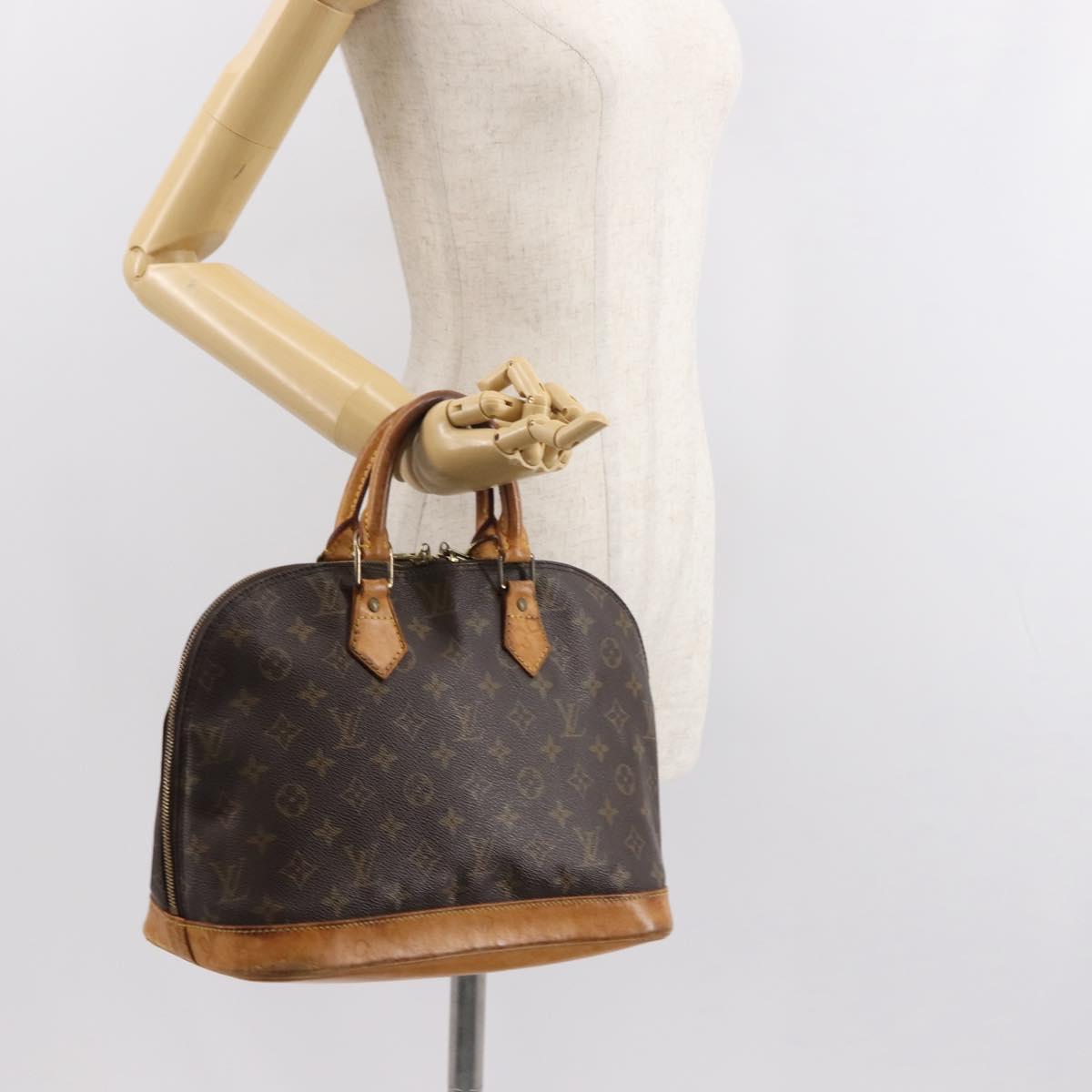 LOUIS VUITTON Monogram Alma Hand Bag M51130 LV Auth 148099