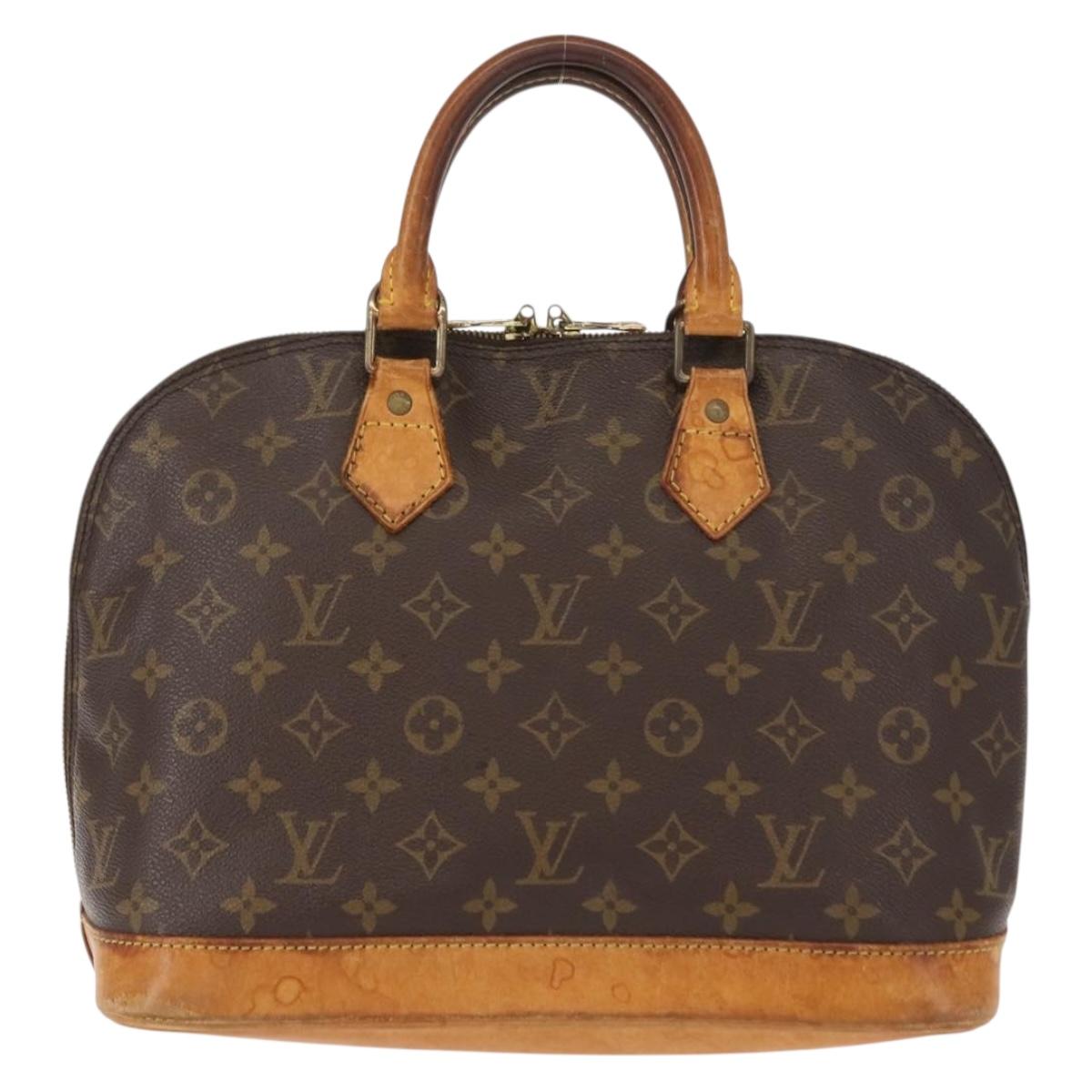 LOUIS VUITTON Monogram Alma Hand Bag M51130 LV Auth 148099