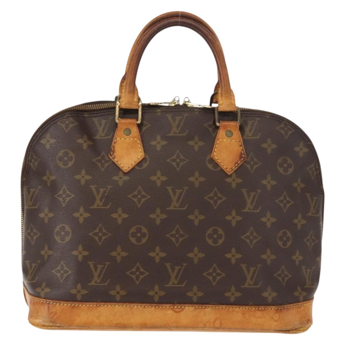 LOUIS VUITTON Monogram Alma Hand Bag M51130 LV Auth 148099