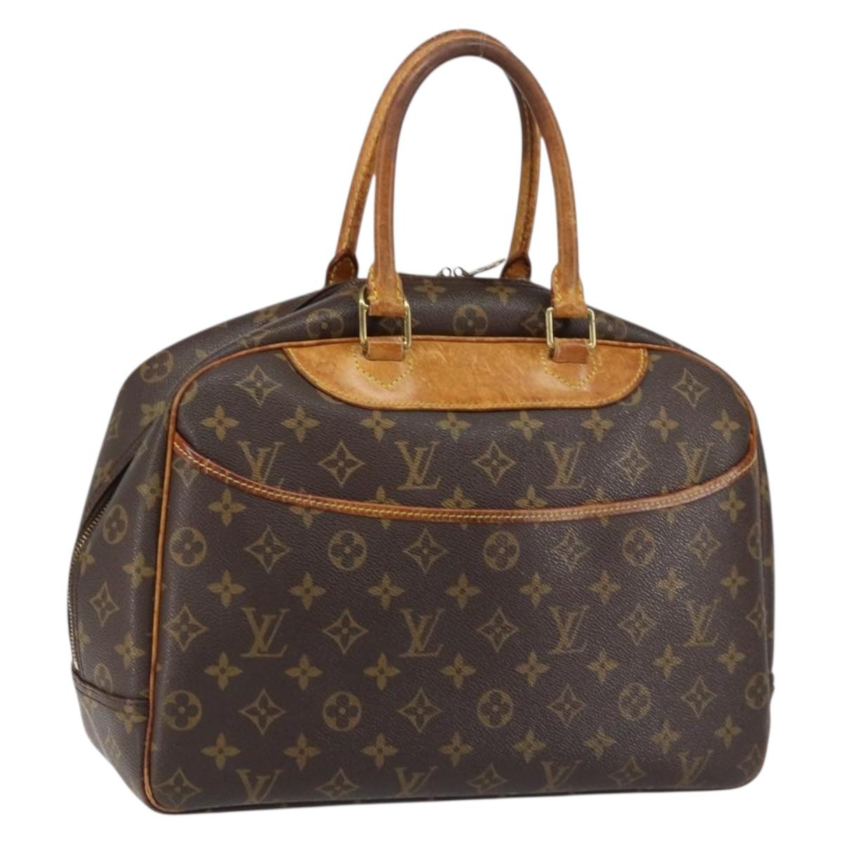LOUIS VUITTON Monogram Deauville Hand Bag M47270 LV Auth 148100