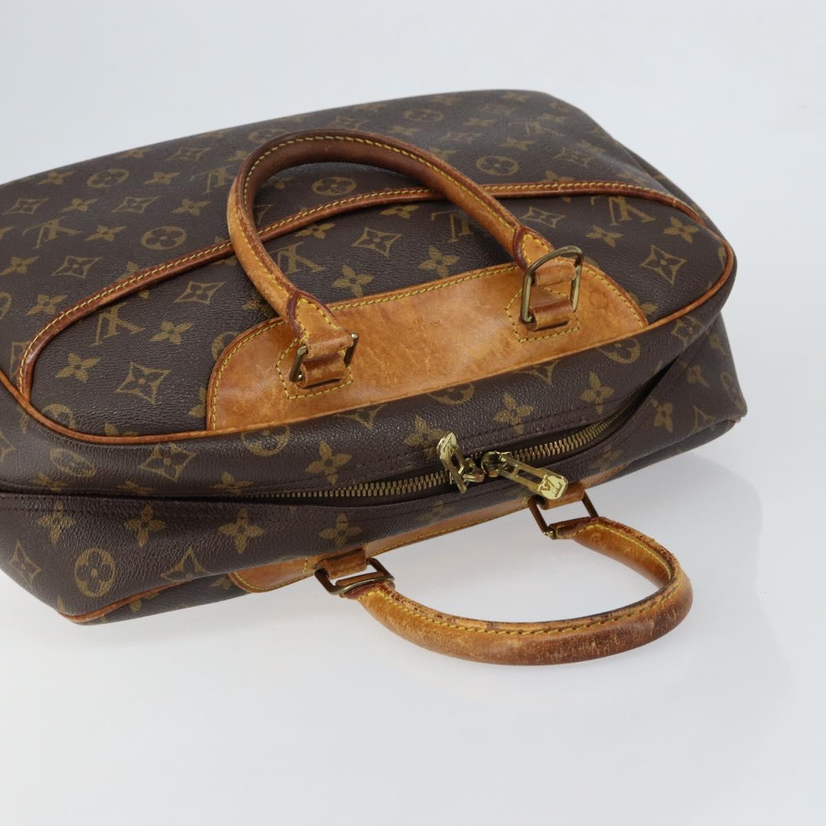 LOUIS VUITTON Monogram Deauville Hand Bag M47270 LV Auth 148100