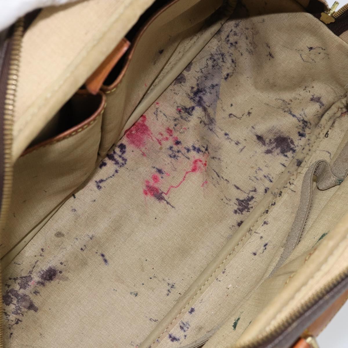 LOUIS VUITTON Monogram Deauville Hand Bag M47270 LV Auth 148101