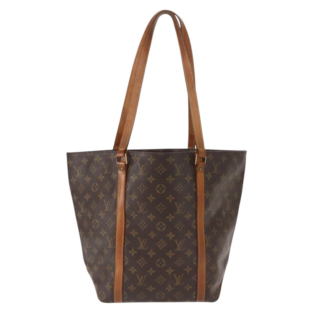 LOUIS VUITTON Monogram Sac Shopping Tote Bag M51108 LV Auth 148104
