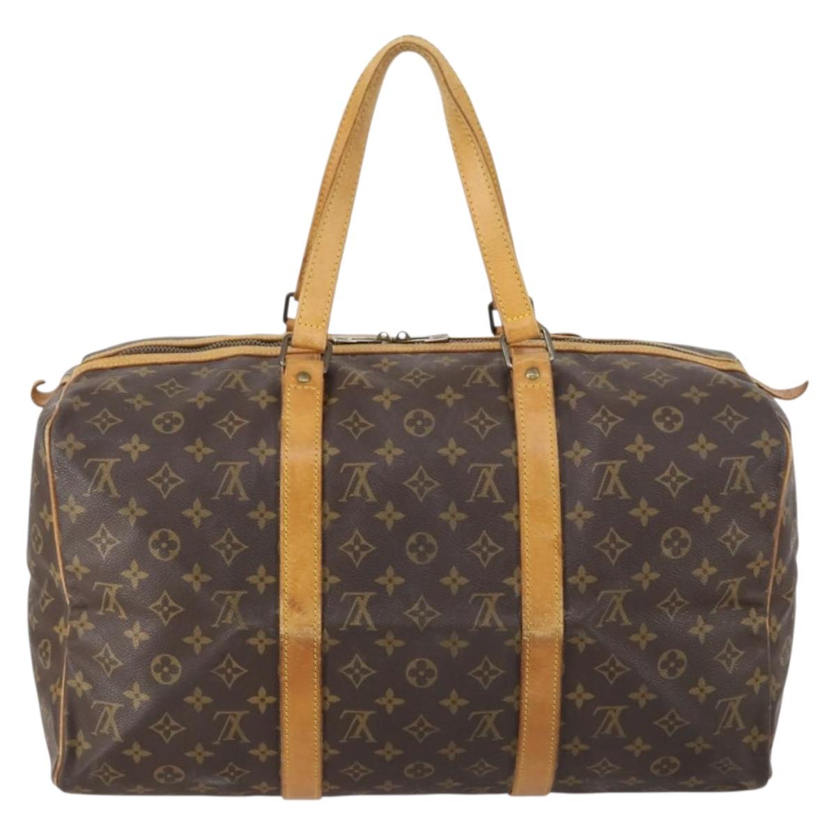 LOUIS VUITTON Monogram Sac Souple 45 Boston Bag M41624 LV Auth 148110