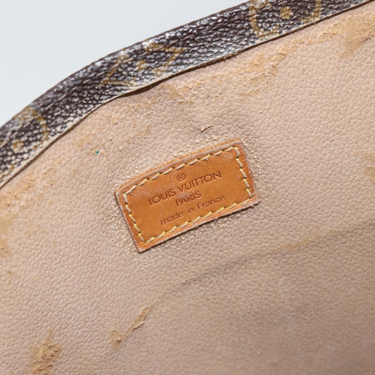 LOUIS VUITTON Monogram Sac Plat Hand Bag M51140 LV Auth 148111