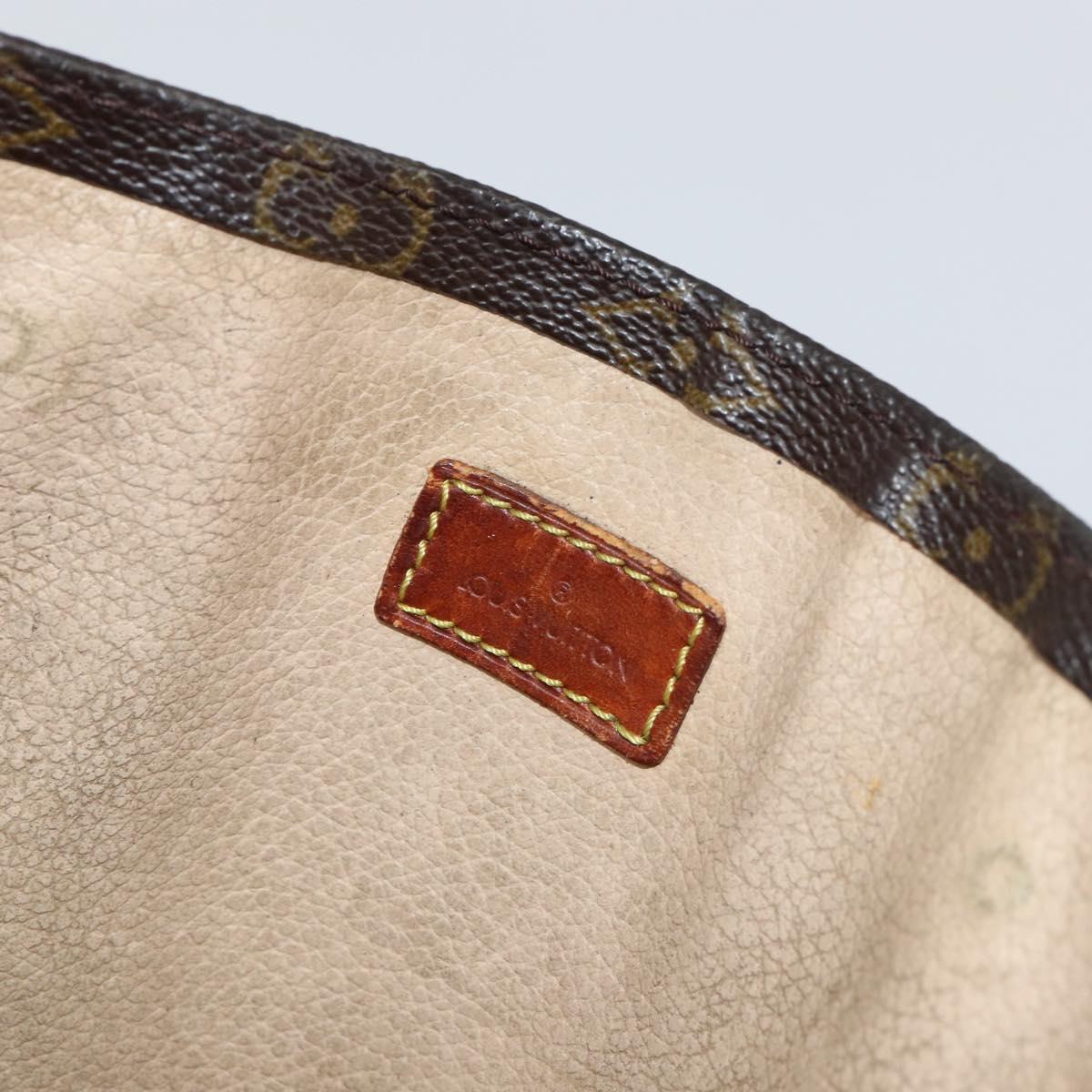 LOUIS VUITTON Monogram Sac Plat Hand Bag M51140 LV Auth 148112