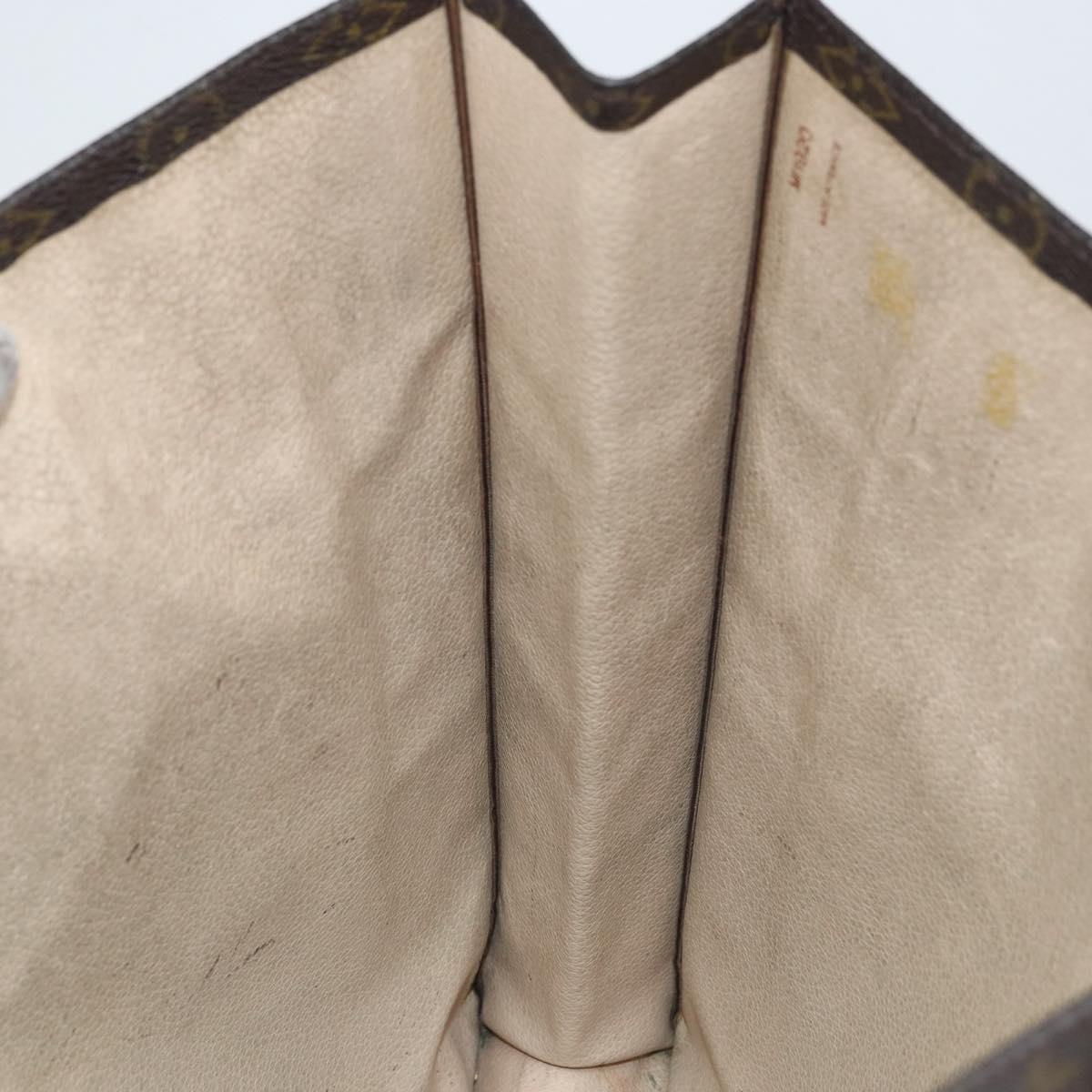 LOUIS VUITTON Monogram Sac Plat Hand Bag M51140 LV Auth 148112