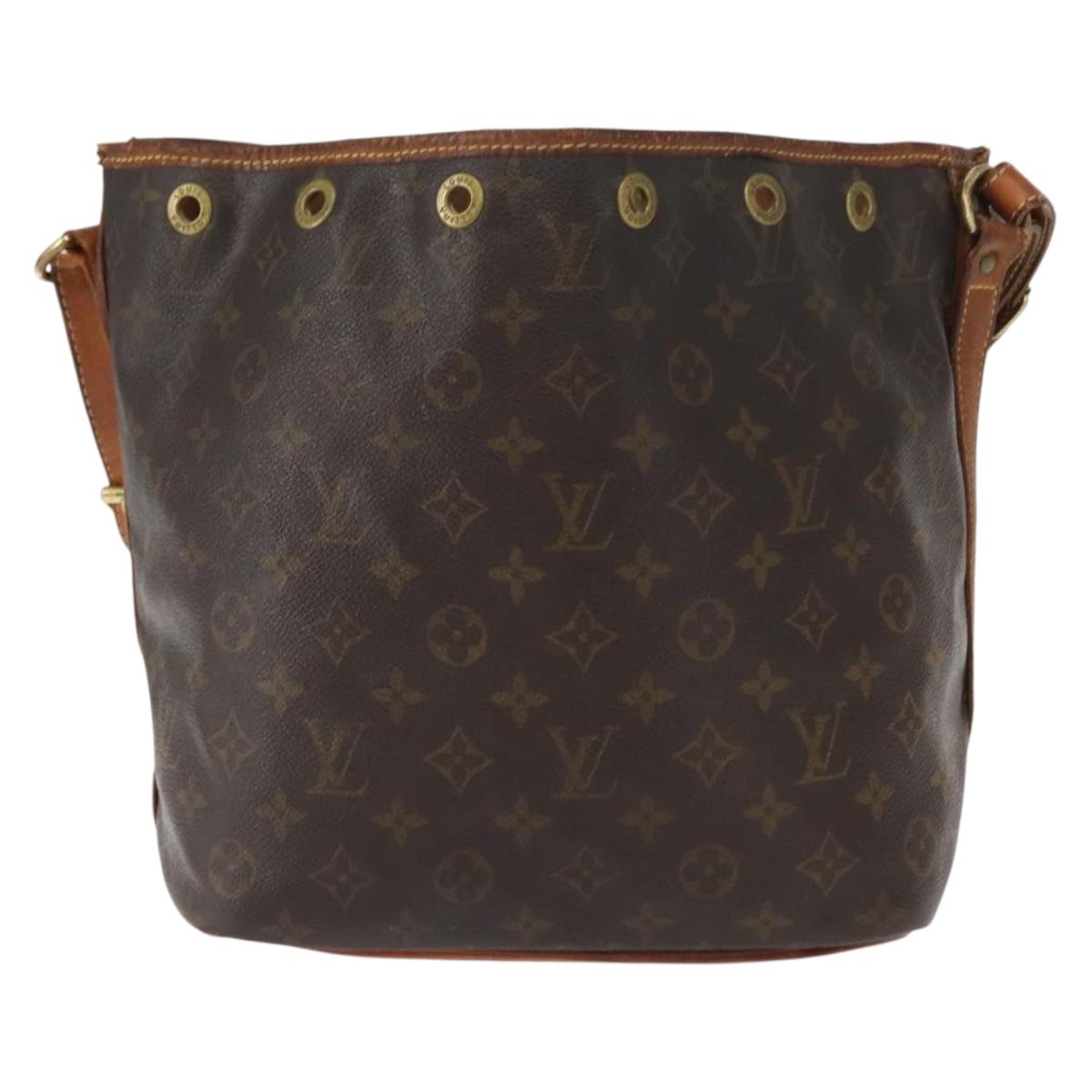 LOUIS VUITTON Monogram Petit Noe Shoulder Bag M42226 LV Auth 148113
