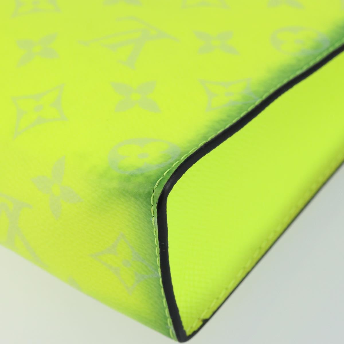 LOUIS VUITTON Monogram Neon Color Pochette Voyage MM Bag M30946 LV Auth 148118