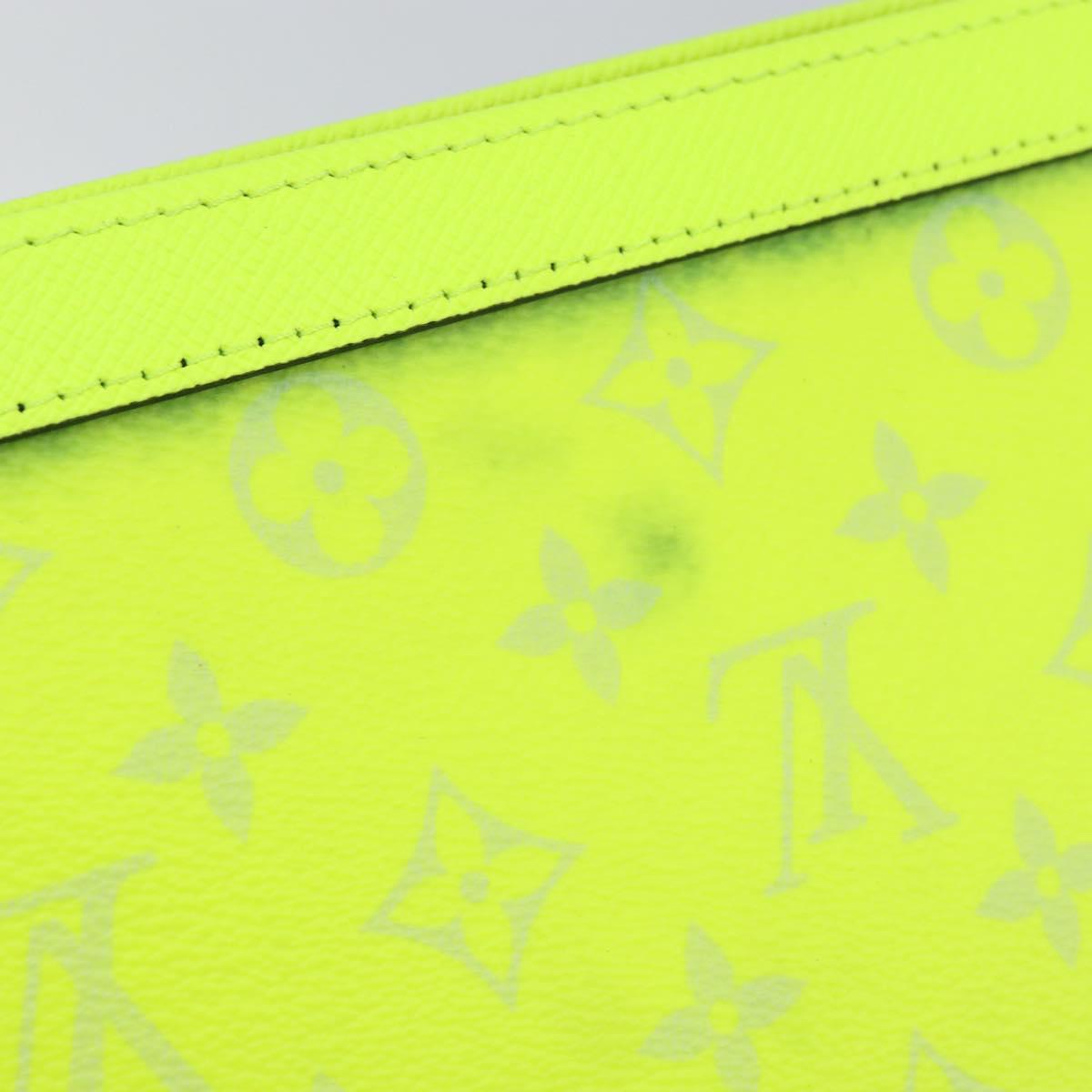 LOUIS VUITTON Monogram Neon Color Pochette Voyage MM Bag M30946 LV Auth 148118