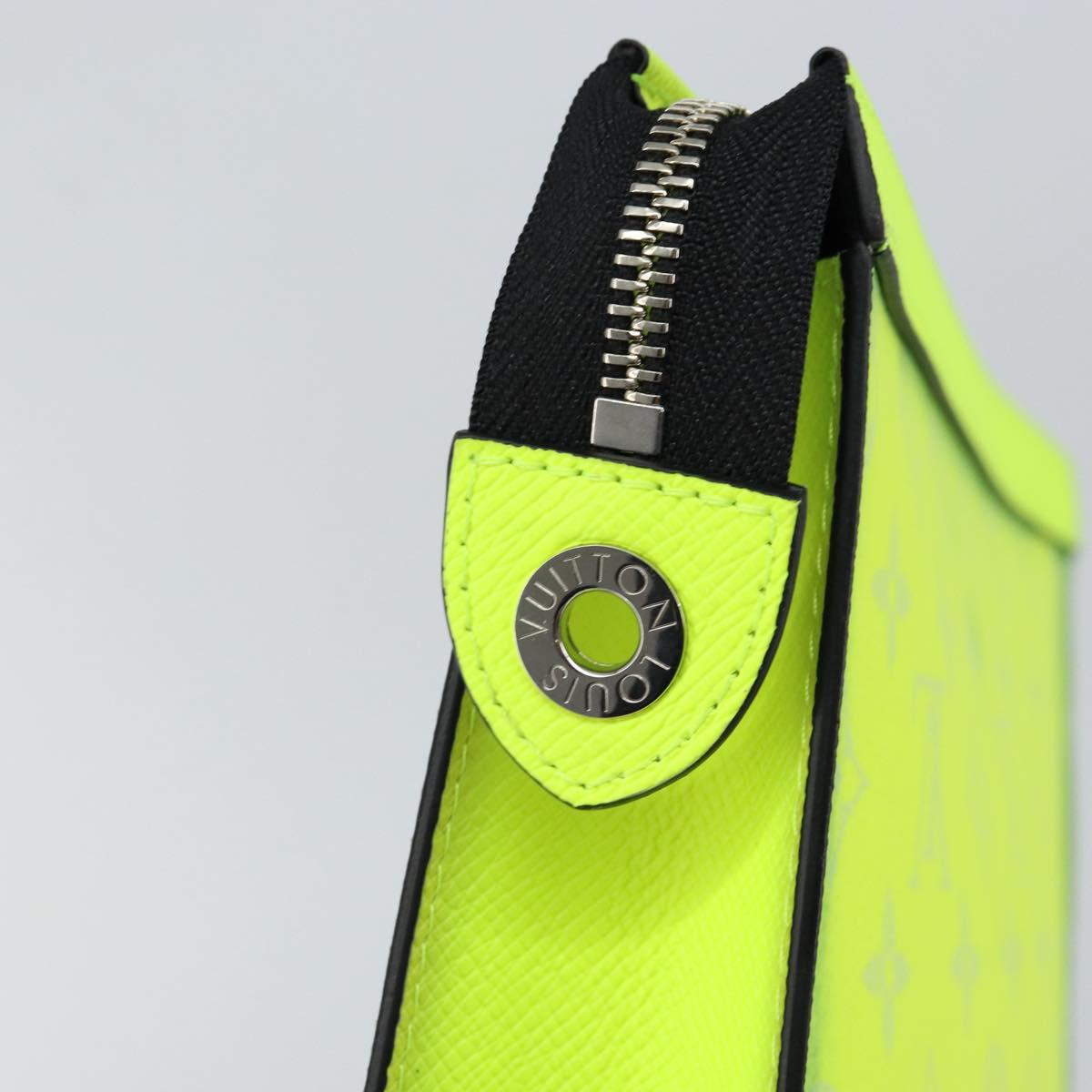 LOUIS VUITTON Monogram Neon Color Pochette Voyage MM Bag M30946 LV Auth 148118