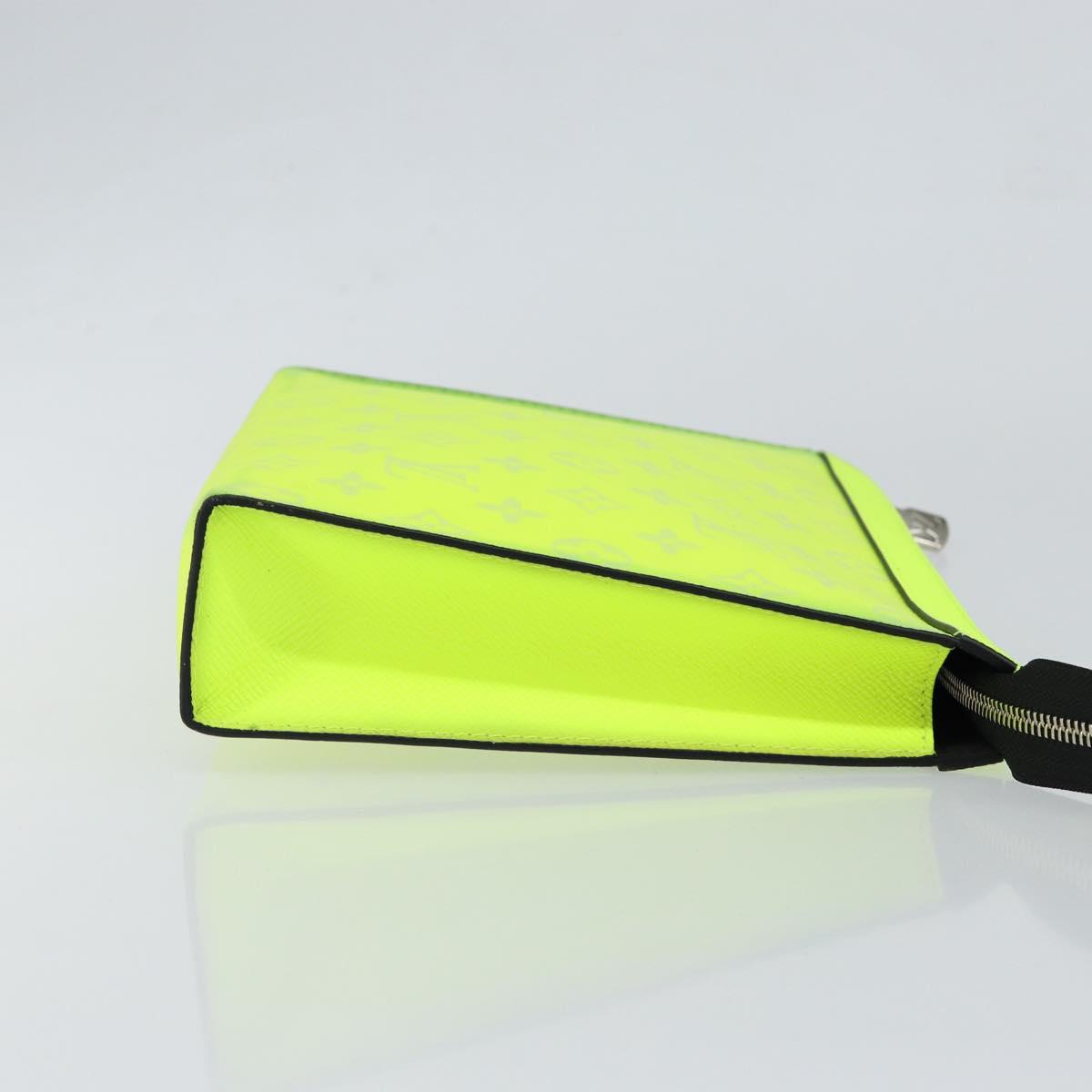 LOUIS VUITTON Monogram Neon Color Pochette Voyage MM Bag M30946 LV Auth 148118