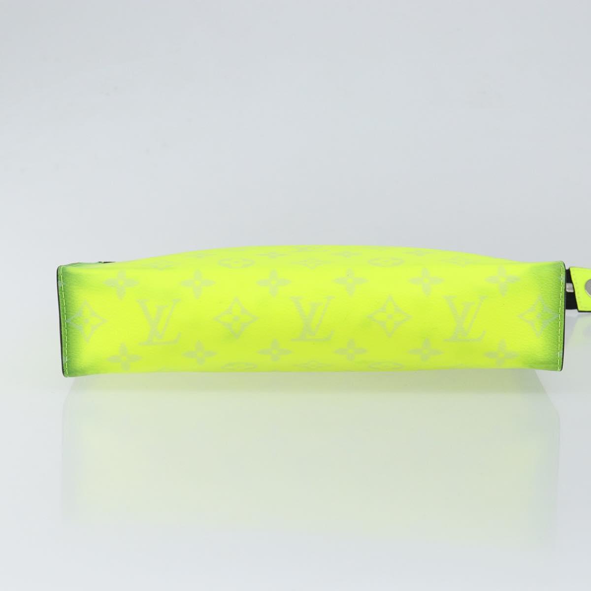 LOUIS VUITTON Monogram Neon Color Pochette Voyage MM Bag M30946 LV Auth 148118