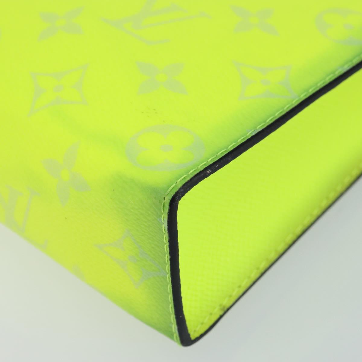 LOUIS VUITTON Monogram Neon Color Pochette Voyage MM Bag M30946 LV Auth 148118