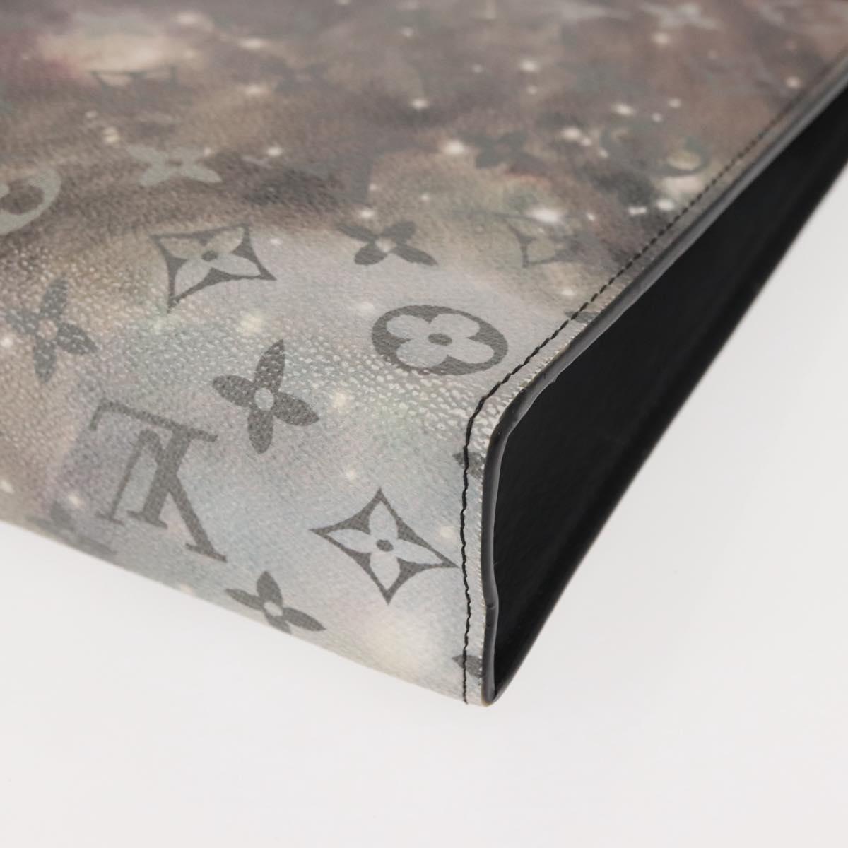 LOUIS VUITTON Monogram Galaxy Pochette Voyage MM Bag Gray M44448 LV Auth 148119