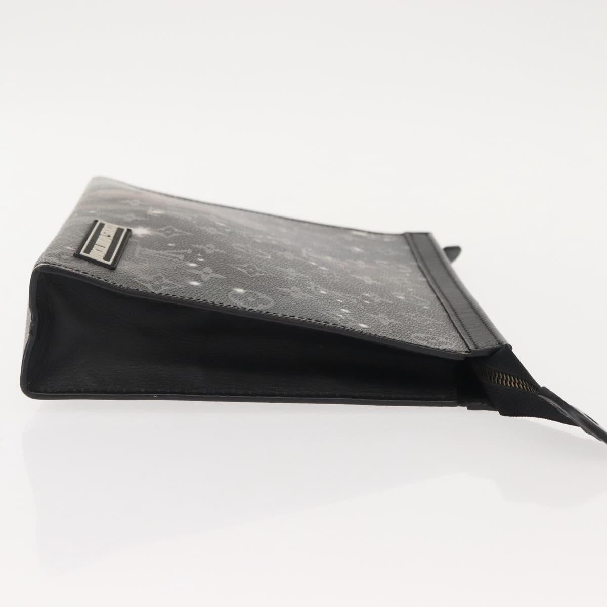 LOUIS VUITTON Monogram Galaxy Pochette Voyage MM Bag Gray M44448 LV Auth 148119