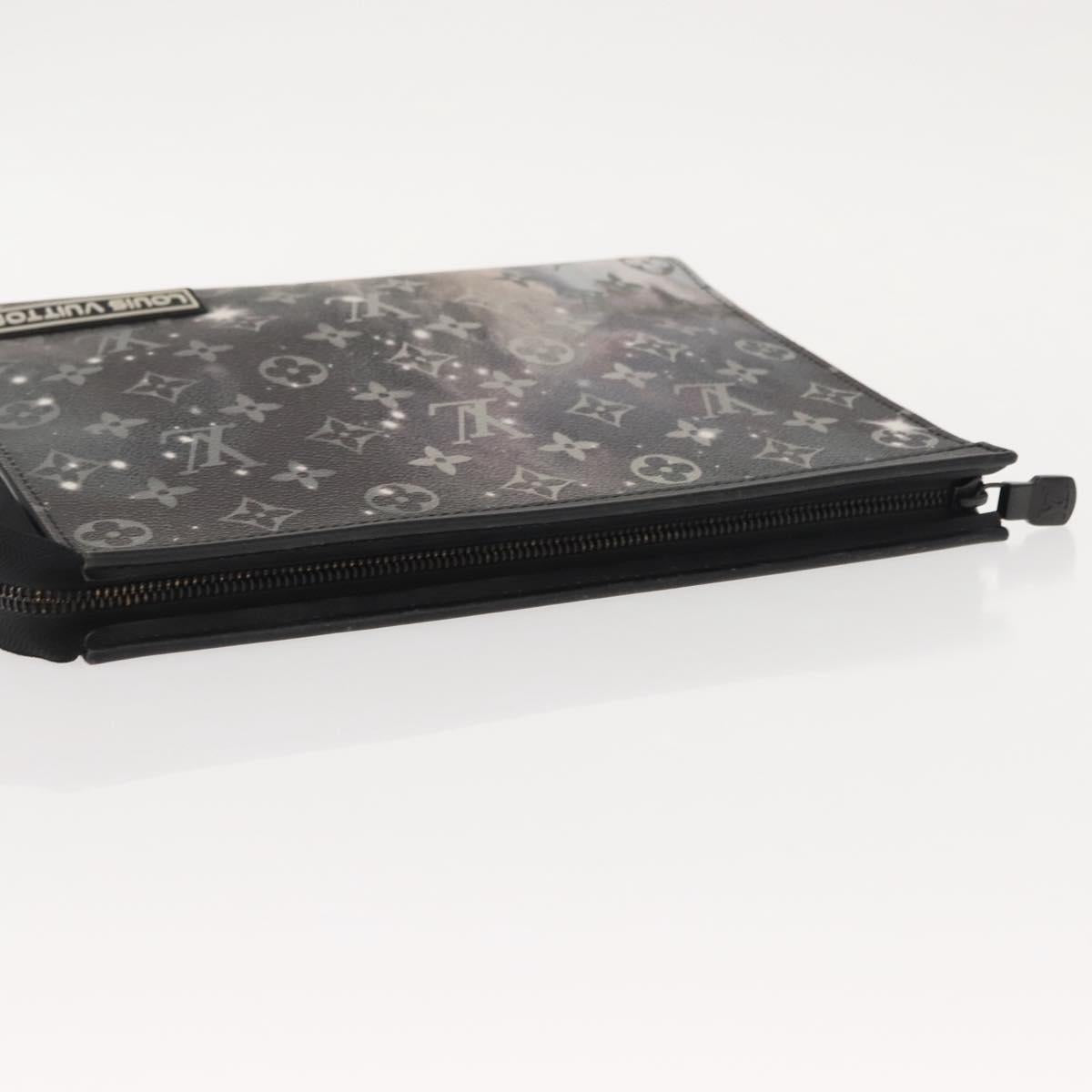 LOUIS VUITTON Monogram Galaxy Pochette Voyage MM Bag Gray M44448 LV Auth 148119