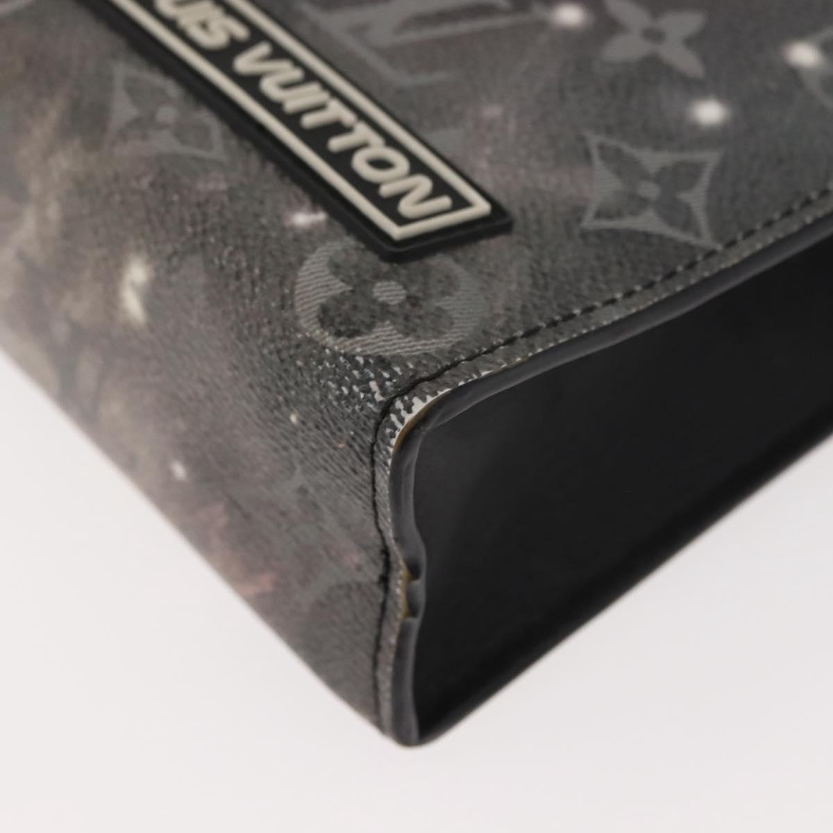 LOUIS VUITTON Monogram Galaxy Pochette Voyage MM Bag Gray M44448 LV Auth 148119