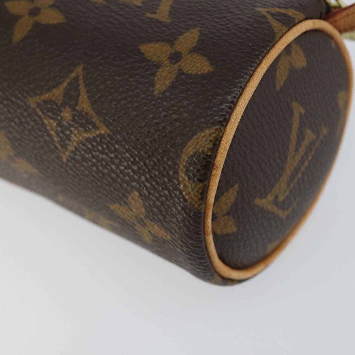 LOUIS VUITTON Monogram Papillon Pouch LV Auth 148120