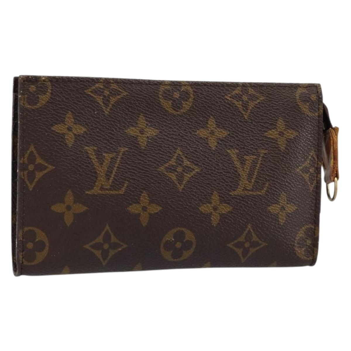LOUIS VUITTON Monogram Bucket PM Accessory Pouch LV Auth 148125