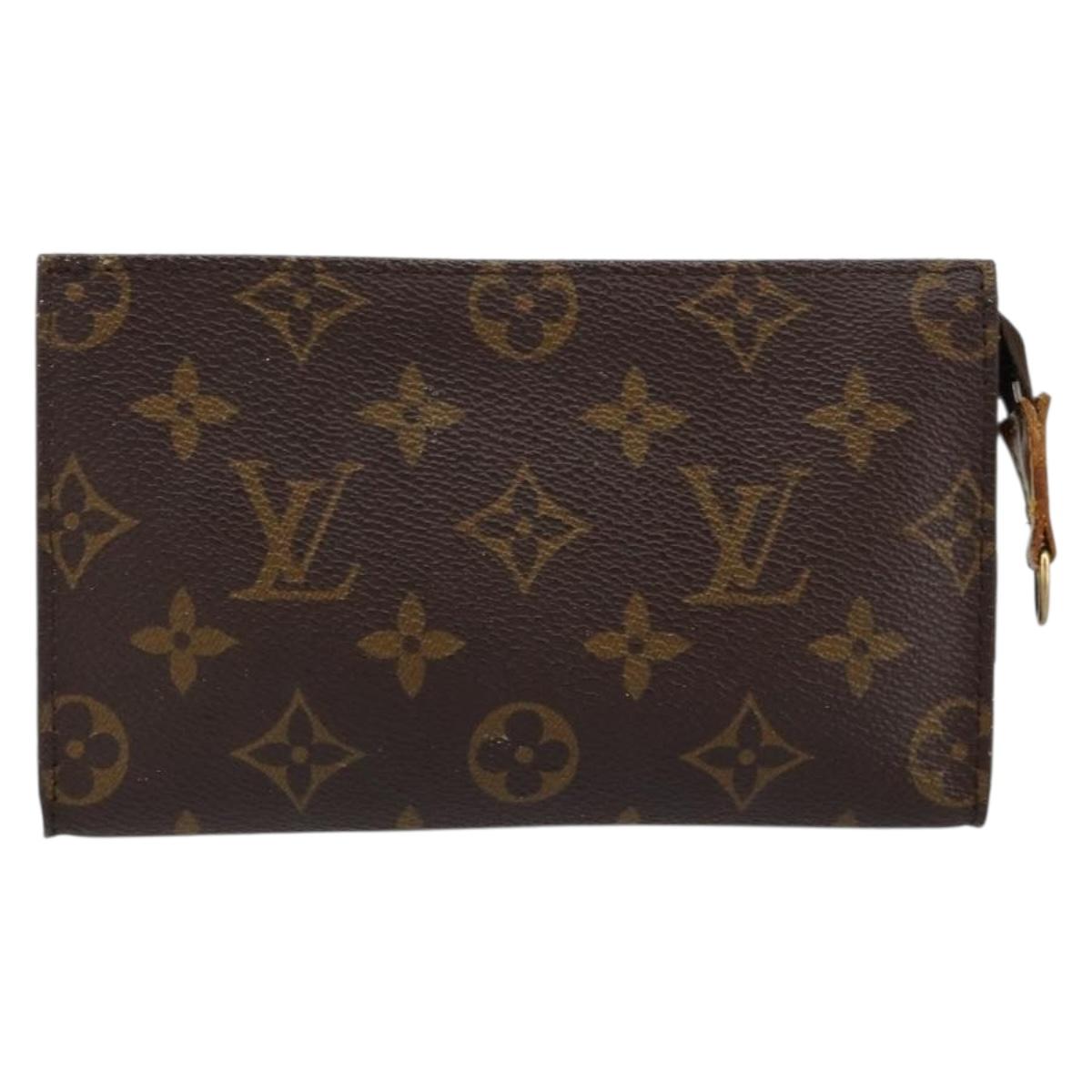 LOUIS VUITTON Monogram Bucket PM Accessory Pouch LV Auth 148125