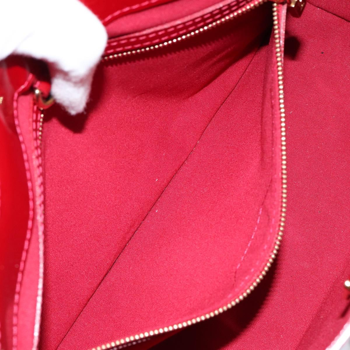 LOUIS VUITTON Monogram Vernis Wilshire PM Bag Pomme D'amour M93642 Auth 148130