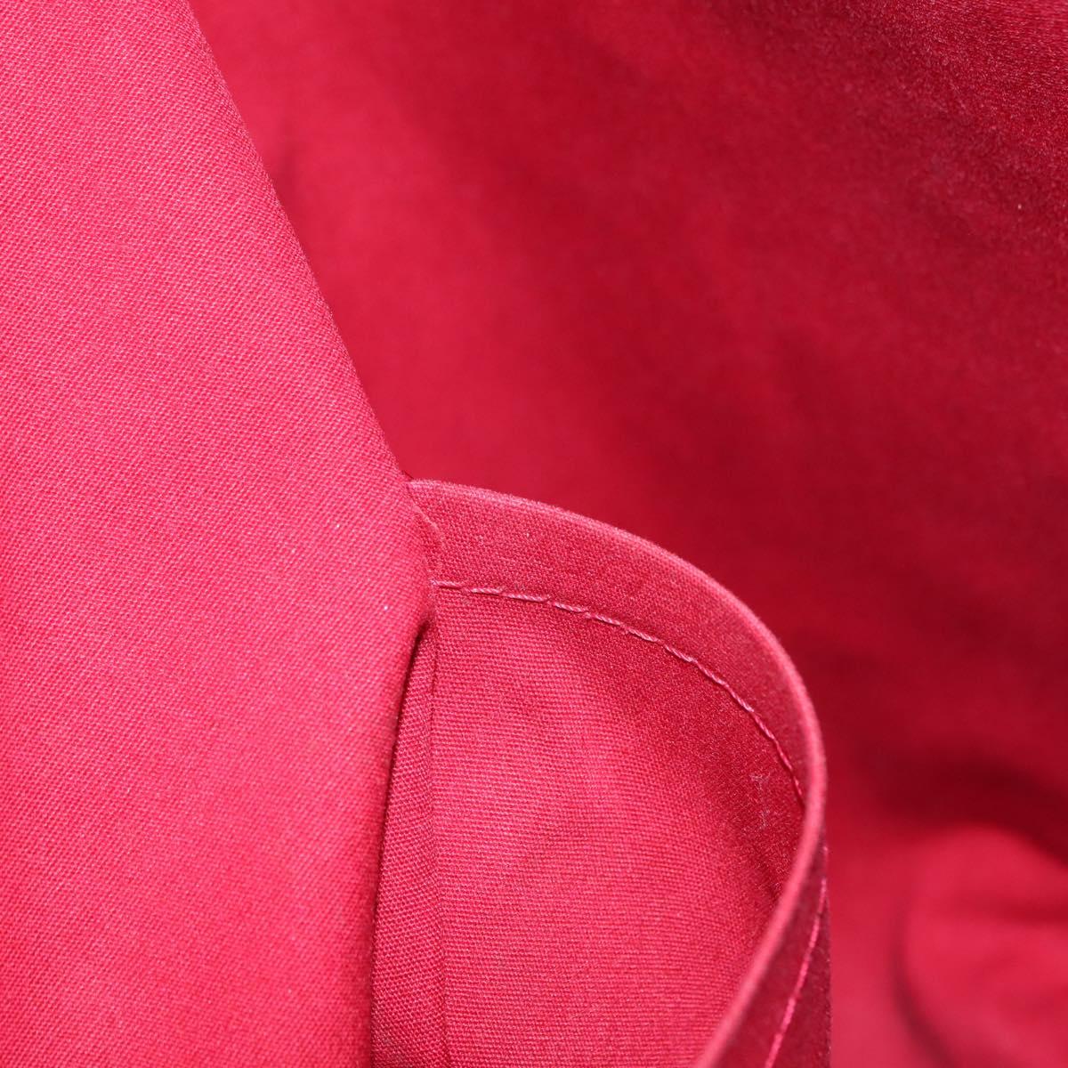 LOUIS VUITTON Monogram Vernis Brentwood Bag Pomme D'amour M91989 LV Auth 148132