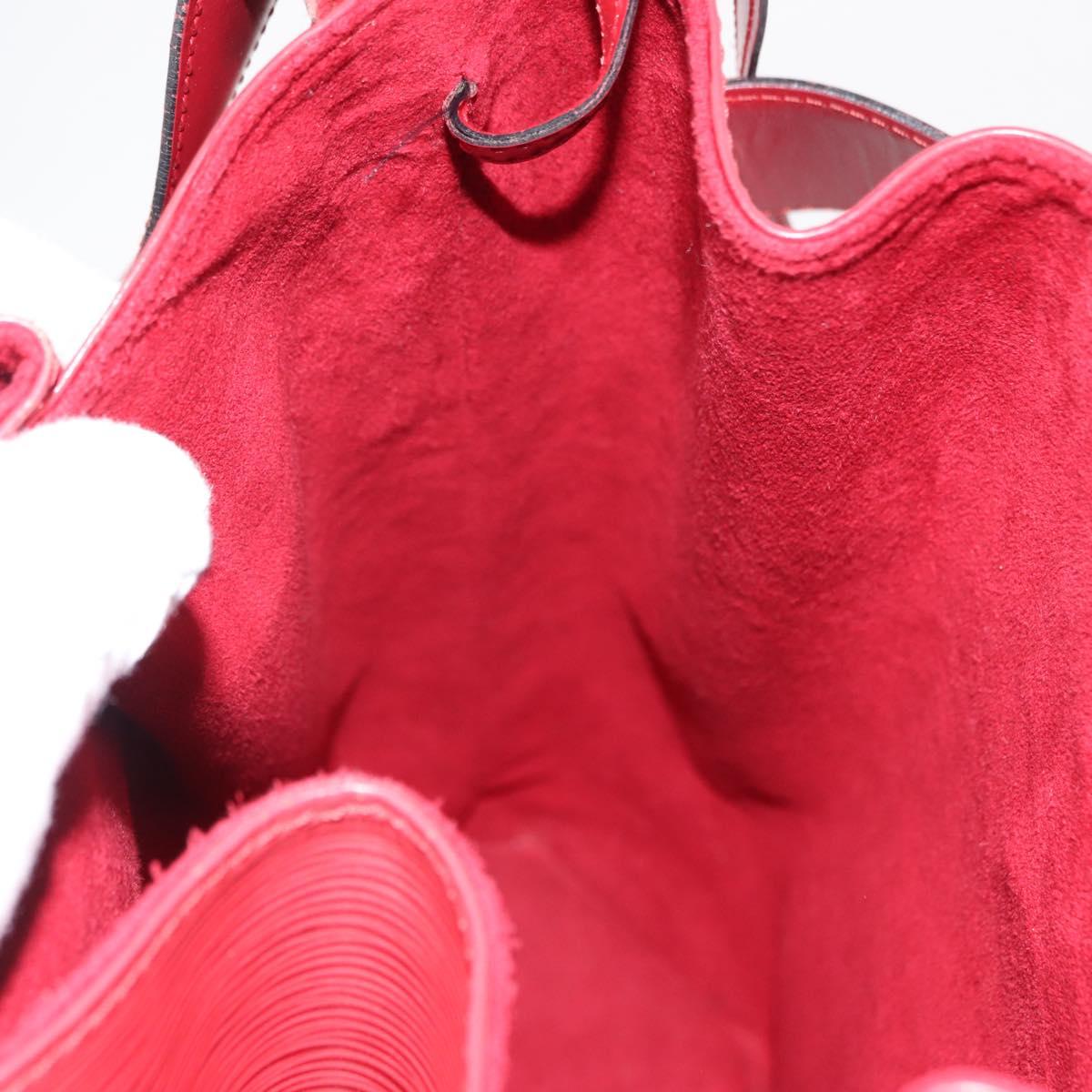 LOUIS VUITTON Epi Sac Depaule GM Shoulder Bag Red M80197 LV Auth 148137