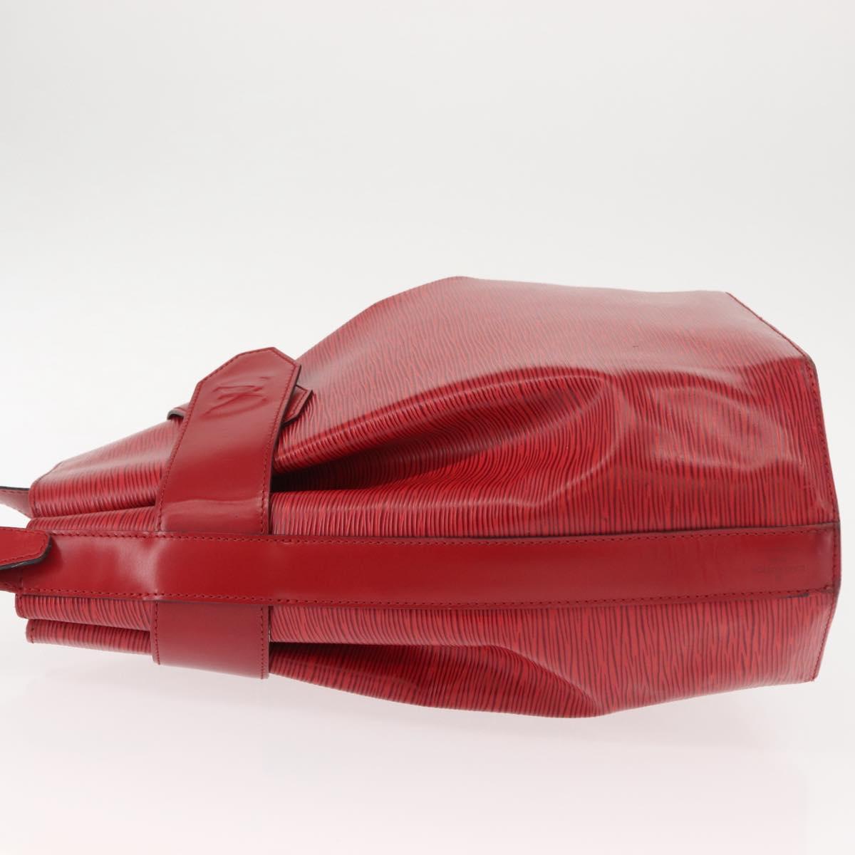 LOUIS VUITTON Epi Sac Depaule GM Shoulder Bag Red M80197 LV Auth 148137