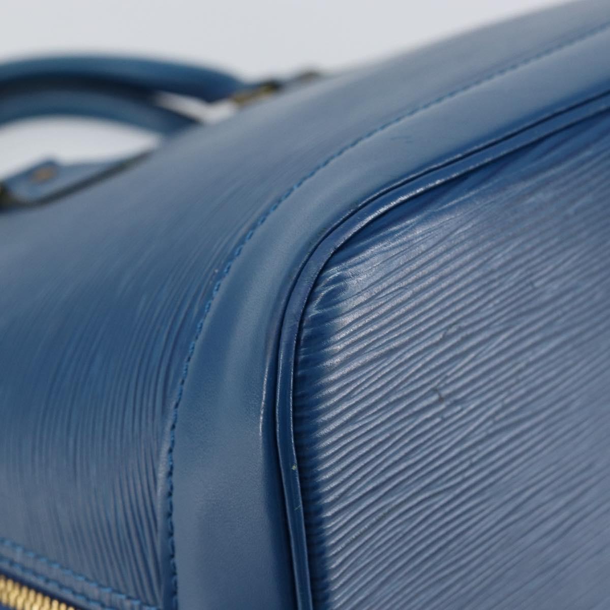 LOUIS VUITTON Epi Alma Hand Bag Toledo Blue M52145 LV Auth 148139