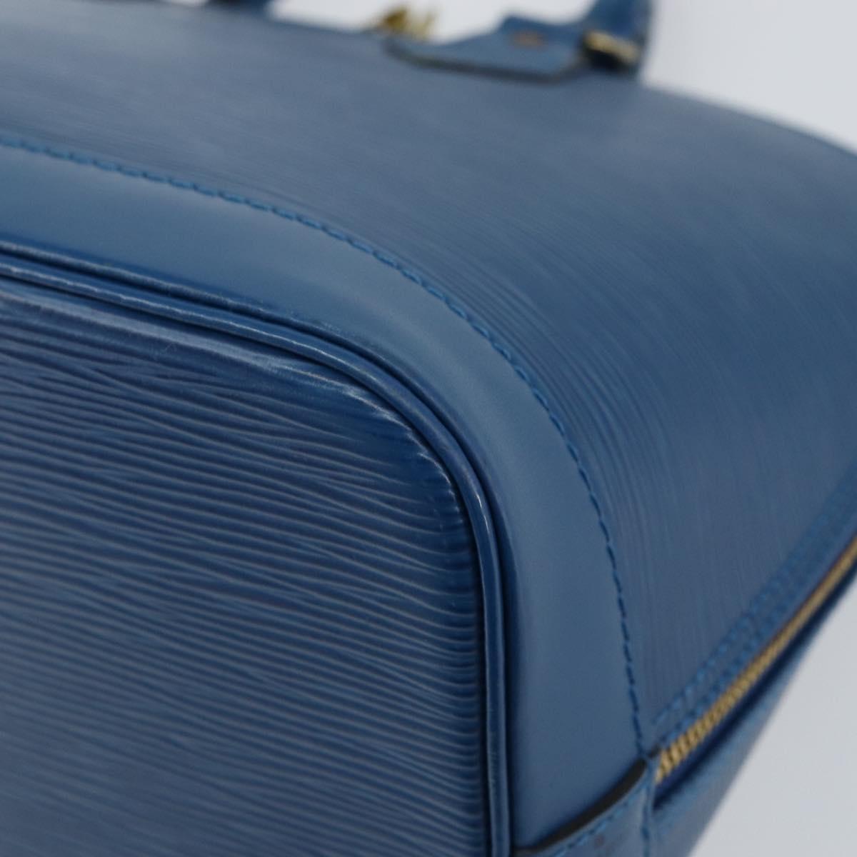LOUIS VUITTON Epi Alma Hand Bag Toledo Blue M52145 LV Auth 148139