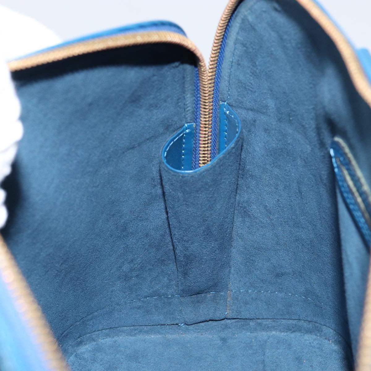 LOUIS VUITTON Epi Alma Hand Bag Toledo Blue M52145 LV Auth 148139