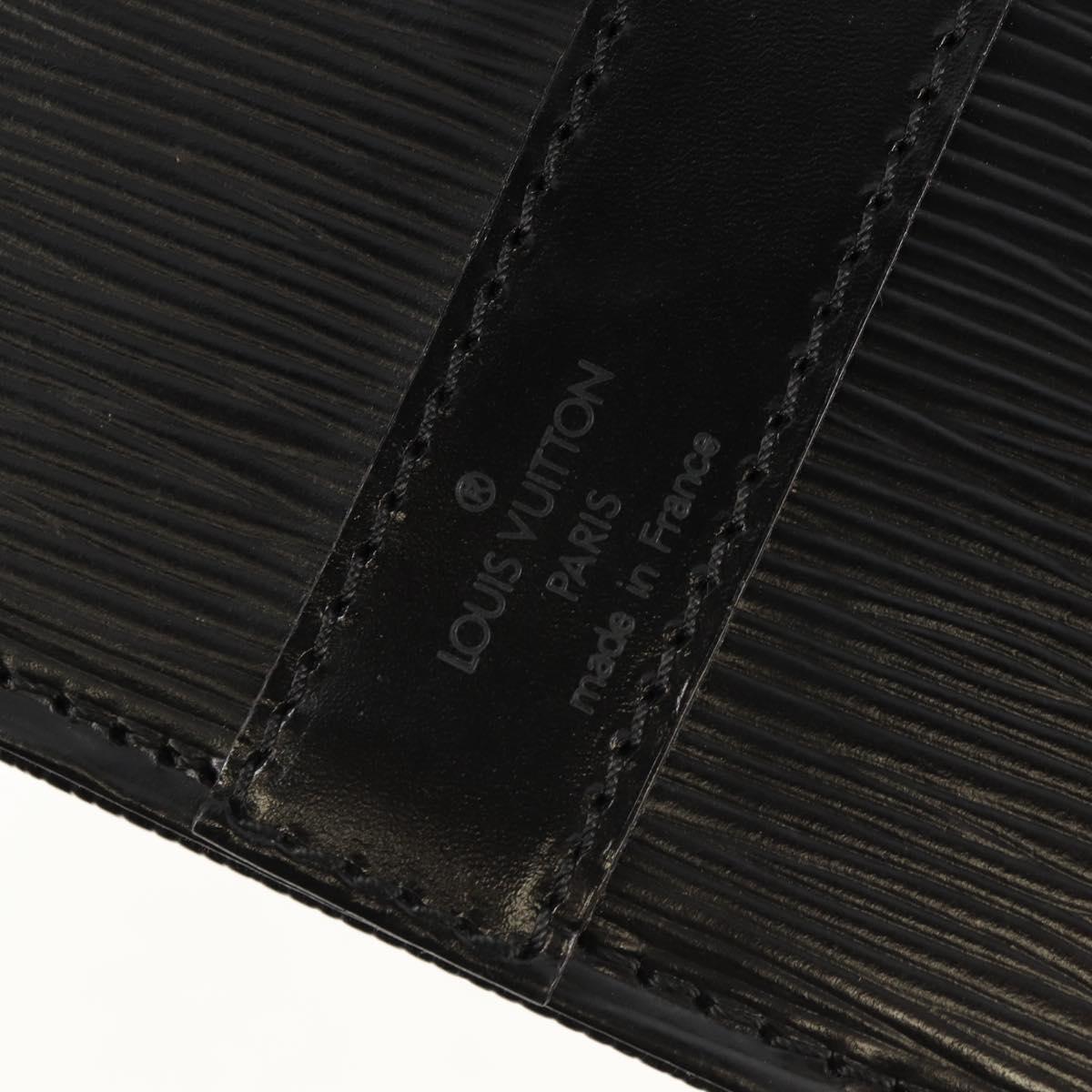 LOUIS VUITTON Vanity Epi Shoulder Bag Black LV Auth 148141A