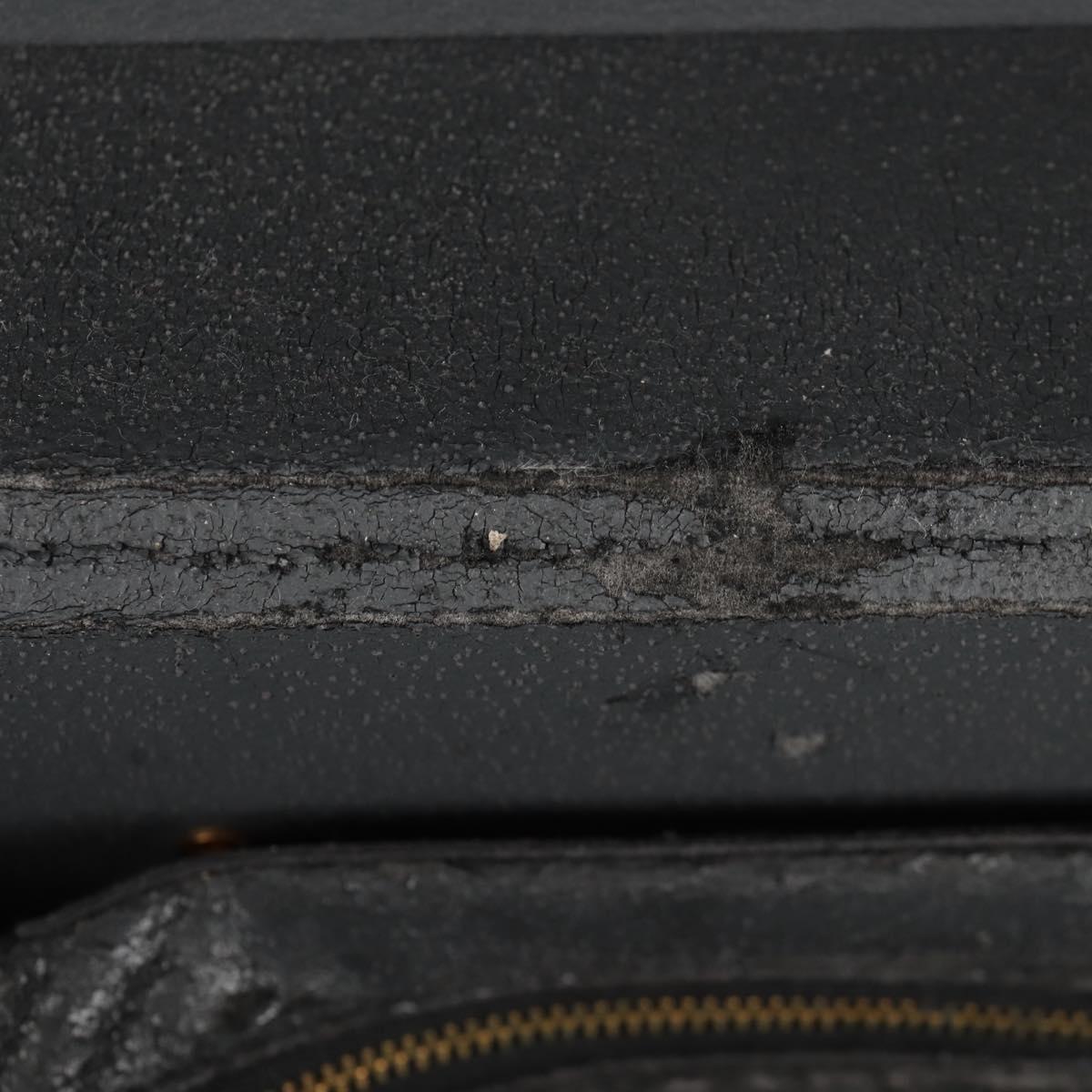 LOUIS VUITTON Vanity Epi Shoulder Bag Black LV Auth 148141A